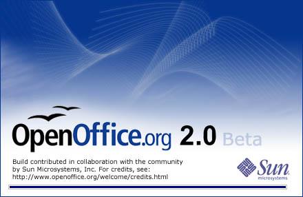 OpenOffice splash screen