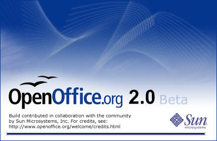 OpenOffice splash screen