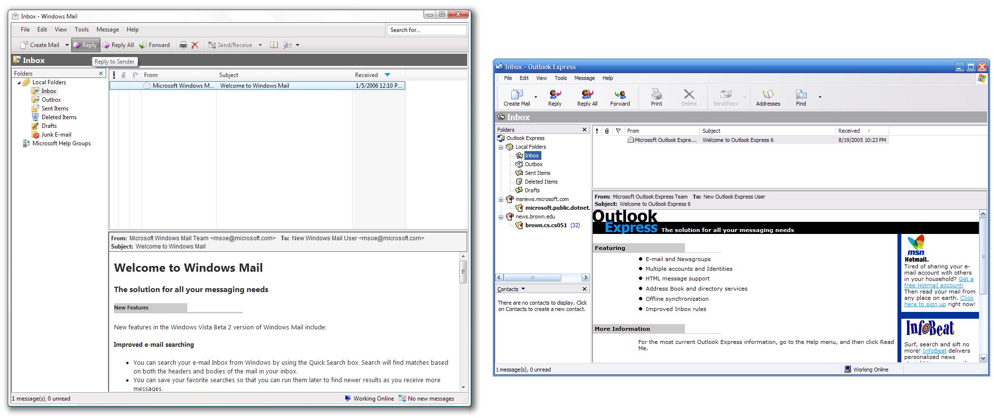 Windows Mail / Outlook Express