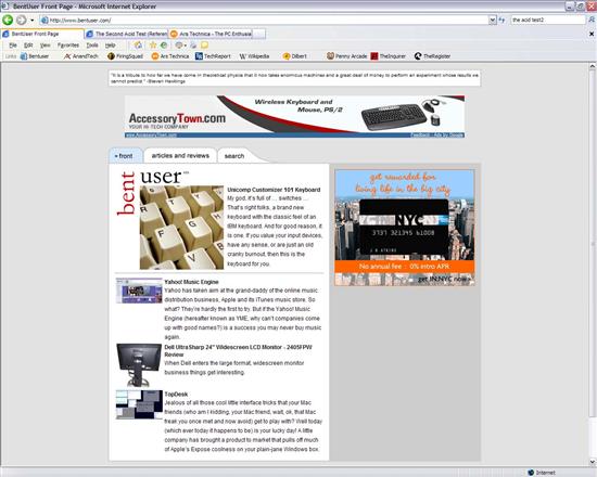 Internet Explorer with tabs? Si, and it isn’t a hack!