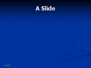 PowerPoint Mobile Presentation - Landscape View