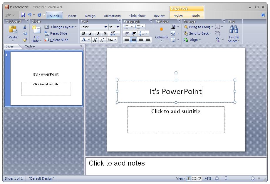 Introducing PowerPoint 12